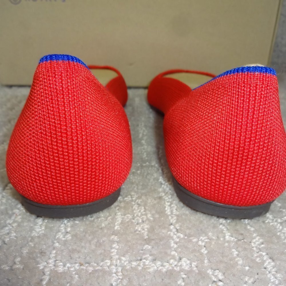 Rothys The Flat Women's Size 8.5 Us Red Ruby Roun… - image 5